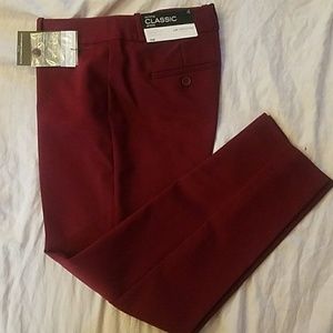 Burgundy Work Pants
